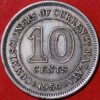 Malaya 10 Cents 1950 George VI Copper-Nickel