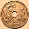 Belgium  5 Cent 1905  No Star