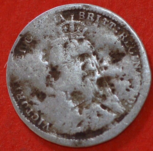 Great Britain 3 Pence ND year KM# 758