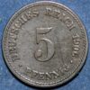 Germany Empire 5 Pfennig 1906 A KM# 11