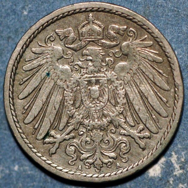 Germany Empire 5 Pfennig 1899 A KM# 11 - Image 2