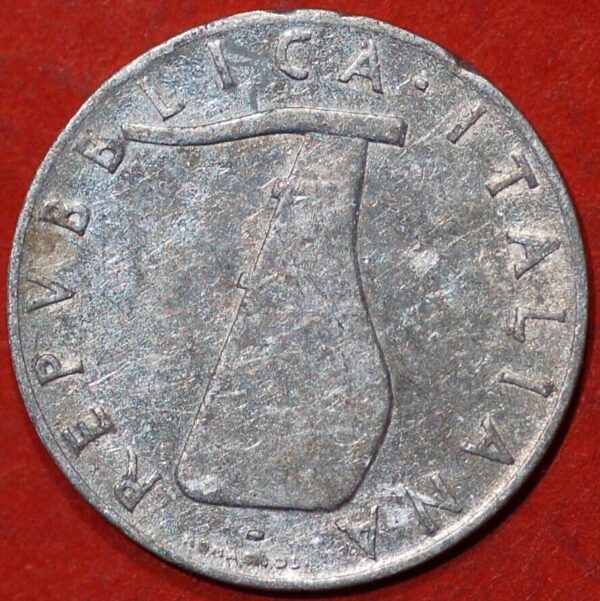 Italy 5 Lire 1953 KM#92 - Image 2