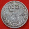 Great Britain 3 Pence 1889 KM# 758  - Image 2