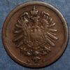 Germany 1 Pfennig 1875 B Wilhelm II KM# 1 - Image 2