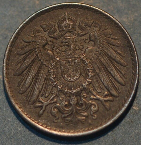 Germany Empire 5 Pfennig 1919 A KM# 19 - Image 2