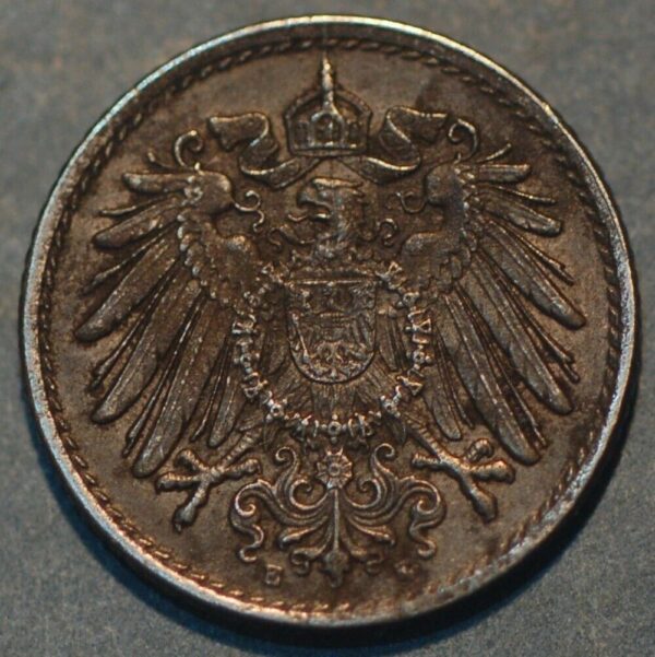 Germany Empire 5 Pfennig 1921 E KM#19 - Image 2