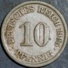 Germany Empire 10 Pfennig 1905 A Wilhelm II KM# 12