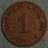 Germany 1 Pfennig 1905 A Wilhelm II KM# 10