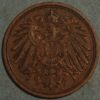 Germany 1 Pfennig 1905 A Wilhelm II KM# 10 - Image 2