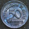 Germany Weimar Republic 50 Pfennig 1921 J KM# 27