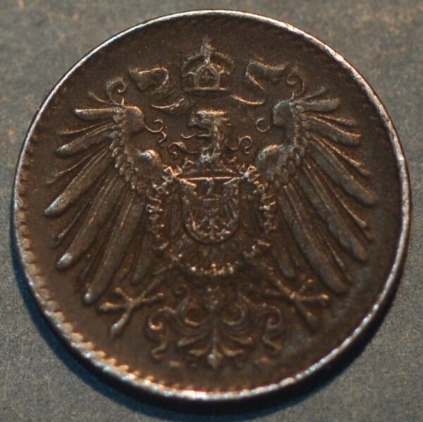 Germany Empire 5 Pfennig 1917 KM# 19 - Image 2