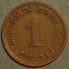 Germany 1 Pfennig 1899 E Wilhelm II KM# 10