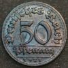 Germany Weimar Republic 50 Pfennig 1921 D KM# 27