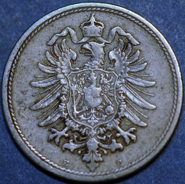 Germany Empire 10 Pfennig 1875 E KM#4 - Image 2