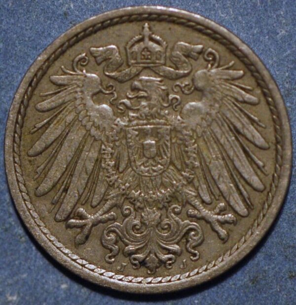 Germany Empire 5 Pfennig 1896 J KM# 11 - Image 2