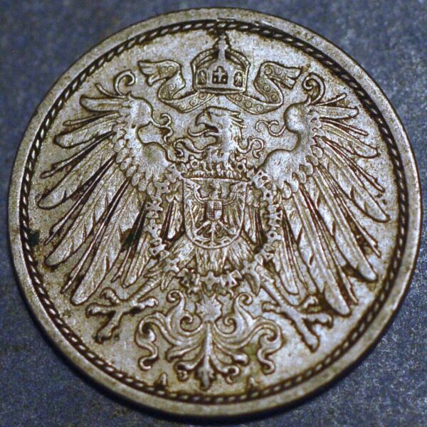 Germany Empire 10 Pfennig 1910 A Wilhelm II KM# 12 - Image 2