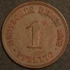 Germany 1 Pfennig 1893 A Wilhelm II KM# 10