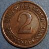 Germany Weimar Republic 2 Reichspfennig 1923 A KM# 38