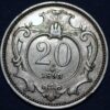 Austria 20 Heller 1893 KM# 2803