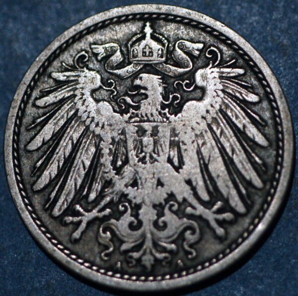 Germany Empire 10 Pfennig 1890 A Wilhelm II KM# 12 - Image 2