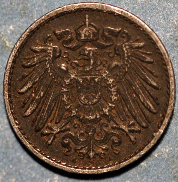 Germany Empire 5 Pfennig 1918 A KM#19 - Image 2