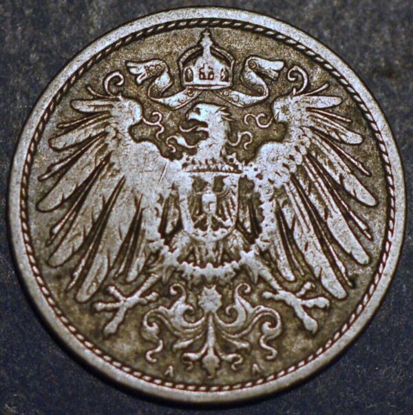 Germany Empire 10 Pfennig 1900 A Wilhelm II KM# 12 - Image 2