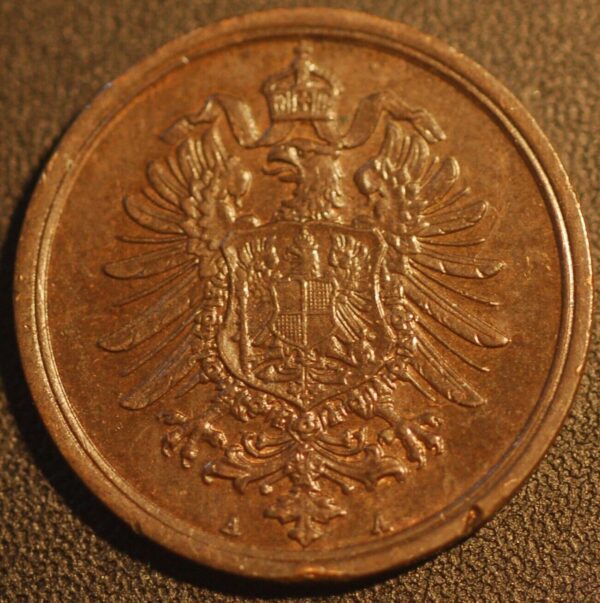 Germany 2 Pfennig 1875 A Wilhelm I KM# 2 - Image 2