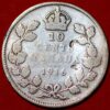 Canada 10 Cents 1916 George V silver KM#23a