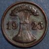 Germany Weimar Republic 2 Reichspfennig 1923 F KM# 38
