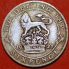 United Kingdom 6 Pence 1921 George V KM#815a