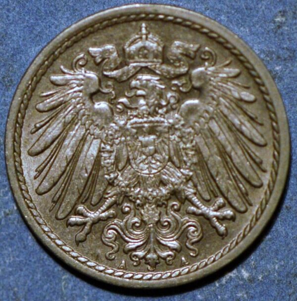 Germany Empire 5 Pfennig 1911 A KM# 11 - Image 2