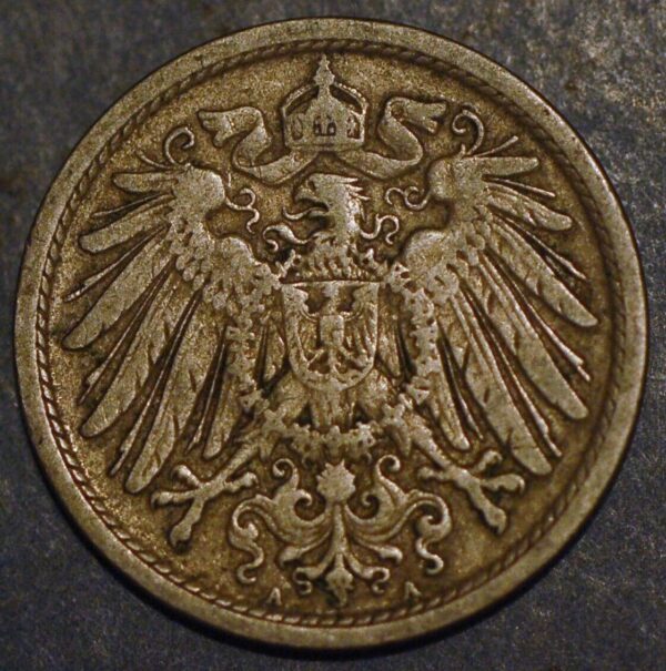 Germany Empire 10 Pfennig 1907 A Wilhelm II KM# 12 - Image 2