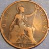 1 Penny 1897 Victoria 3rd portrait United Kingdom KM# 790
