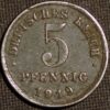 Germany Empire 5 Pfennig 1919 J KM# 19
