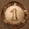 Germany 1 Pfennig 1908 A Wilhelm II KM# 10