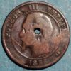 France 10 Centimes 1855 KM# 771.1