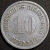 Germany Empire 10 Pfennig 1893 A Wilhelm II KM# 12