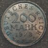 Germany Weimar Republic 200 Mark 1923 E KM# 35