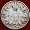 10 Cents 1905 Edward VII silver Canada KM#10