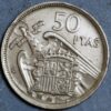 Spain 50 Pesetas 1957 KM# 788
