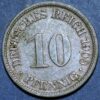 Germany Empire 10 Pfennig 1908 F Wilhelm II KM# 12