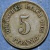 Germany Empire 5 Pfennig 1905 F KM# 11
