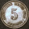 Germany Empire 5 Pfennig 1913 A KM# 11