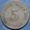 Germany Empire 5 Pfennig 1893 G KM# 11