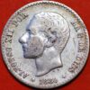 Spain 50 Cent 1880 MS M  Alfonso XII 