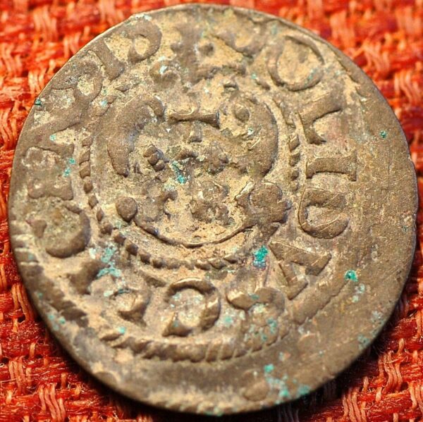 Europian Medieval Livonia Riga 1634-54 Solidus 1634 Silver KM#21
