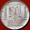 0.20 Lek 1941 Vittorio Emanuele III Italian Occupation Albania - Image 2