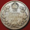 Canada 10 Cents 1913 George V Silver