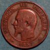 France 10 Centimes 1857 KM# 771.1