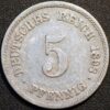 Germany Empire 5 Pfennig 1898 F KM# 11